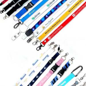 Cordón de seguridad personalizado para tarjetas de identificación, llaveros y credenciales con logo, cordón de poliéster sublimado personalizado para el cuello - Product Image 3