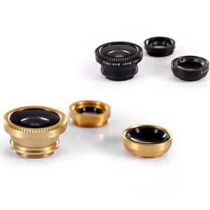 Lente <span class=keywords><strong>de</strong></span> teléfono <span class=keywords><strong>Ojo</strong></span> <span class=keywords><strong>de</strong></span> <span class=keywords><strong>pez</strong></span>, Macro, gran angular 3 en 1 Lente <span class=keywords><strong>de</strong></span> teléfono móvil con clip universal para todos los teléfonos inteligentes - Product Image 2