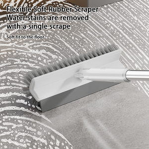 Wholesale 2-in-1 Bathroom <strong>Cleaning</strong> <strong>Brush</strong> Floor Scrub with Squeegee for Basic <strong>Cleaning</strong> - Product Image 2