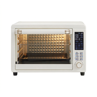 Four Électrique Intelligent 40 Litres 1800W en Métal pour Usage Domestique, Cuisson Tout-en-un Entièrement Automatique Multifonction, Air Chaud 3D, Protection Contre la Surchauffe 6