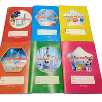 Cahier d'exercices TP ligné français, pages et style personnalisés, cahier scolaire pour fournitures scolaires
