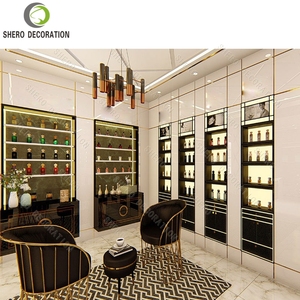 Muebles Personalizados <span class=keywords><strong>para</strong></span> Tienda de Cosméticos, Vitrina de <span class=keywords><strong>Maquillaje</strong></span> de Madera, Exhibidor de Perfumes con Iluminación LED <span class=keywords><strong>para</strong></span> Salón de Belleza - Product Image 2