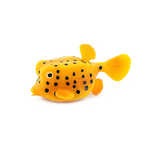 Modello Animale in PVC Solido a Forma di Pesce Puffer Granulare per Acquario, Decorazione Paesaggistica, Assemblaggio e Riproduzione, per Commercio Transfrontaliero - Product Image 5