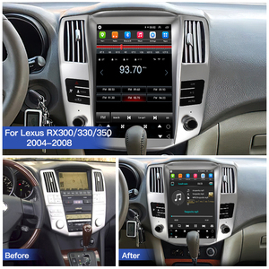 12.8" Tesla Style Carplay Screen Android 14 Car Multimedia GPS Player Radio for Lexus RX300 RX330 RX350 RX400 Toyota Harrier - Product Image 6