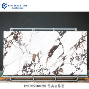Sang trọng ý Tím calacatta Viola thiêu kết đá slab cho nhà bếp Countertop đá cẩm thạch bồn rửa bảng sàn gạch tường Bảng điều khiển cầu thang - Product Image 2