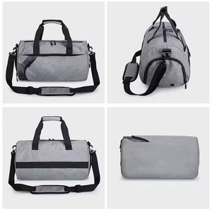 Bolsa de Gimnasio Unisex con Logotipo Personalizado, Nueva Bolsa Deportiva de Viaje para Yoga, Bolsa de Fitness Oxford con Separación Seca y Húmeda para Ejercicio - Product Image 3