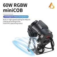 Nouvelle Lampe de Scène 60W Mini LED Par 2-en-1 IP33 Lumière Blanche Froide COB Blinder