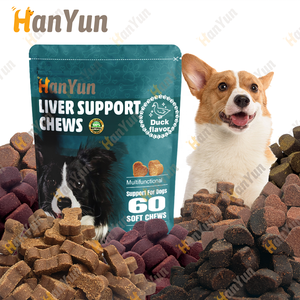 Estratto di cardo mariano curcuma curcumina colina cane funzione epatica Soft Chew Formula cani supporto integratore fegato - Product Image 1