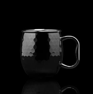 Taza de mula de Moscú brillante negra de cobre de alta calidad para utensilios de cocina decoración de boda y accesorios de Bar al por mayor precio minorista - Product Image 2