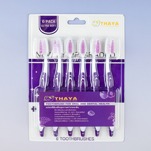 Haodi bàn chải đánh răng Nhà cung cấp tùy chỉnh bốn màu mềm Nylon lông keo tiêm PP xử lý 39 lỗ Mẫu kích thước người lớn thân thiện - Product Image 3