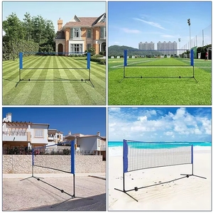 Red de <span class=keywords><strong>Tenis</strong></span> Portátil y Resistente, Red Deportiva de Altura Ajustable para <span class=keywords><strong>Tenis</strong></span>, Pickleball, Entrenamiento en el Patio Trasero, Fácil de Montar - Product Image 4