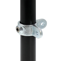 Colliers de serrage réglables en fonte galvanisée pour garde-corps de sécurité, raccords à clé 1/2"-2" certifiés ISO9001