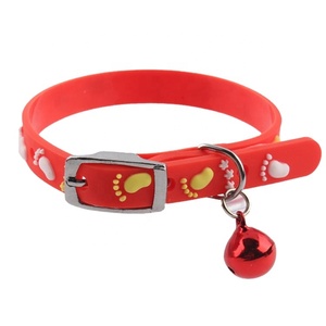 OKSILICONE <span class=keywords><strong>Collar</strong></span> de Cuero de Silicona Divertido para Mascotas con Campana Collares de Gato Ajustables Correas de Seguridad <span class=keywords><strong>Collar</strong></span> para Mascotas Perros Gatos Silicona - Product Image 4