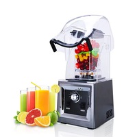 Licuadora Comercial de Alta Potencia a Precio de Fábrica para Uso en Hoteles, Multifuncional, para Hacer Smoothies, 5+ Velocidades, Trituradora de Hielo, de Alta Resistencia