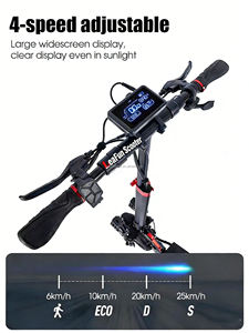 Monopattino Elettrico Veloce T4 con Motore da 600W, <span class=keywords><strong>Scooter</strong></span> Elettrico ad Alta Velocità per Fuoristrada - Product Image 5