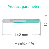 Stylo de décontamination Portable, nettoyeur de poussière, nettoyeur de taches d'huile, brosse de nettoyage, lingette de tissu, stylo de nettoyage de taches