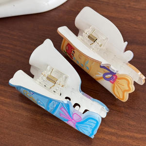 Pinzas para el Cabello con Diseño de Animales Personalizables de Fábrica <span class=keywords><strong>Wow</strong></span> Sheila, Pinzas para el Cabello con Diseño de Oso, Tiburón, Gatito de Dibujos Animados, Estilo Europeo y Americano - Product Image 3