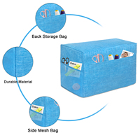 Housse de machine à coudre pliable, durable, en tissu Oxford, réutilisable, portable, grande capacité, tendance, avec sac de rangement et housse anti-poussière