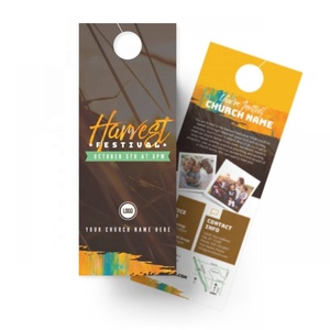 3.5 X 8.5 Advertisement Door Knob Card Stock Hangers