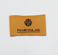 GRS Etiquettes en tissu sur mesure pour vêtements d'enfants Etiquettes et étiquettes pour T-shirts Logo Fin plié Vêtement Textile Etiquettes tissées