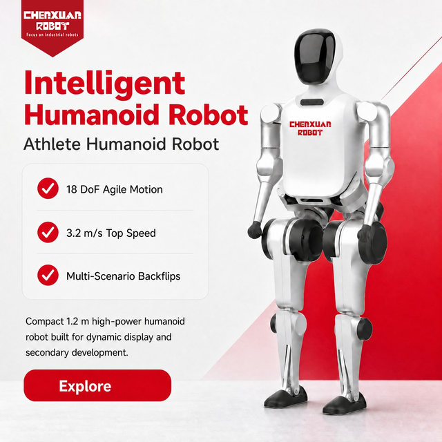 High Performance Dynamic Humanoid Robot, High Torque & Flexible for Research Education & Exhibition Display