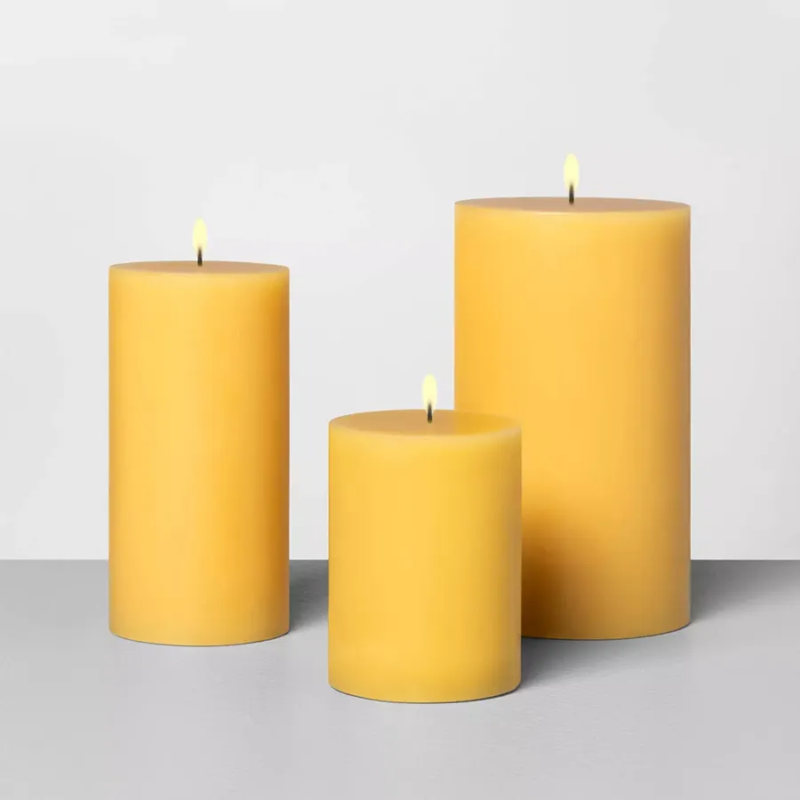 100% натуральный Соевый воск оптовая продажа Ароматические Свечи желтый пчелиный воск смесь свеча
