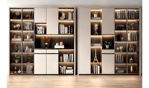 مكتب ورف كتب عصري متعدد الوظائف، تصميم مجاني - Product Image 3