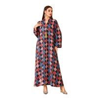 Robe Abaya élégante Jinzhi TL260403, style Dubaï, pour l'Aïd, pour femmes musulmanes, Jalabiya, robe de soirée, broderie florale, vêtements traditionnels