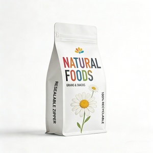 Bolsa de Papel Kraft con Cierre Hermético, Impresa Personalizada, Reciclable, para Envasado de Alimentos, Granos y Snacks - Product Image 3