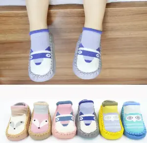 Chaussettes pour bébés filles et garçons, mignonnes, antidérapantes, respirantes, écologiques, avec semelle en caoutchouc souple et pelucheuse - Product Image 3