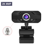 Cámara Web de gran angular para ordenador portátil, Webcam 2K de 4.0MP, transmisión en vivo en línea, 2K