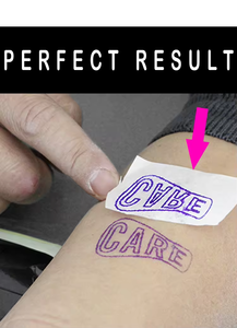 100 pezzo di carta fotocopiatrice usa e getta tatuaggio tatuaggio termico <span class=keywords><strong>Stencil</strong></span> carta adesiva carta termica - Product Image 3