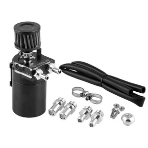 Getitall Oil Catch Can With Air Filter Black 2.5 Inch For <b>Car</b> Modification Retrofit Upgrade - Product Image 1