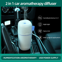 Intelligenter Kleiner Tragbarer Duft-Ultraschall-Luftbefeuchter aus Kunststoff für Hotel, Zuhause und Auto, Aromatherapie Ätherisches Öl USB Aroma-Diffusor