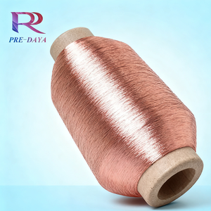 <span class=keywords><strong>Fil</strong></span> teint en polyester/coton 150D <span class=keywords><strong>avec</strong></span> élastique doré/argenté haute résistance pour couture, broderie, point de croix et pompons - Chine - Product Image 2