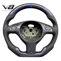 Volant en fibre de carbone véritable V8carbon pour B3 E46 Coupé, accessoires de voiture, pièces automobiles, modification, style sport racing, personnalisé