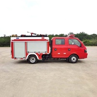 Camion de lutte contre l'incendie Dongfeng Double Cabine Mini 4x2 à eau et mousse 1000L Diesel Municipal