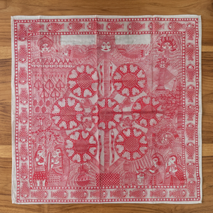 Pintura Artesanal de Metal en 3D, Arte Étnico de Bihar Madhubani, Obra de Arte Cultural India para Sala de Estar 12000 - Product Image 5
