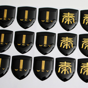 Autocollants de voiture en époxy cristal Shinetsu, autocollants transparents pour logo, taille personnalisable, usage général - Product Image 1