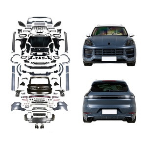 Kit carrosserie pour Cayenne 2011-2017, design sport 2024, nouveau pare-chocs avant, phares, pare-chocs arrière, feux arrière, capot - Product Image 1