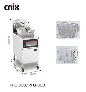 Low Fat Deep Pressure Fryer With Factory Price| Commercial Deep Fat Pressure Fryer With Oil Filtration System