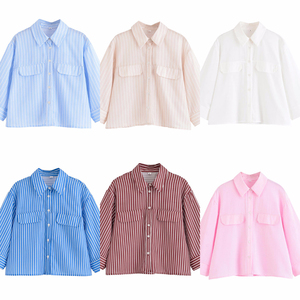 Chemisier Chic Femme 2026 – Nouvelle Collection Automne – Blouse en Lin Mélangé à Manches Larges – Chemises Vintage à Manches Longues pour Femme – Hauts Élégants - Product Image 3