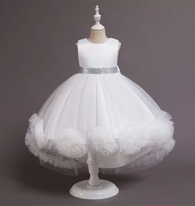 Vestido de Fiesta Largo con Flores para Niñas, Estilo <span class=keywords><strong>Boutique</strong></span>, Elegante, con Patrones Infantiles para el Verano, Hasta la Rodilla, para Bodas y Eventos - Product Image 6