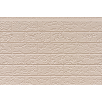 Panneaux de bardage métalliques décoratifs au design moderne, prix abordable, panneaux muraux sandwich en PU, isolation acoustique extérieure, matériau de noyau en mousse