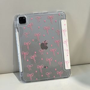Funda Protectora para Tablet de TPU Transparente con Diseño de Patrón Personalizado Estilo Tri-Fold Ins para <span class=keywords><strong>iPad</strong></span> Pro 11 2024 2025 con Ranura para Lápiz - Product Image 5