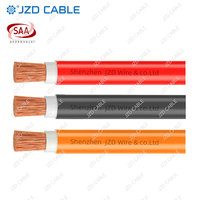 JZD SAA de un solo núcleo 110 ° Cable Elastómero C X-HF-110 LSZH 0.6/1kV, Cable de Cobre Flexible para Cableado Interno de Generadores Australianos