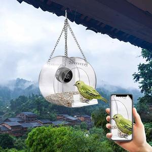 Comedero Inteligente para Pájaros con Cámara HD, Wi-Fi, Visualización Transparente, Alimentación al Aire Libre para Aves - Product Image 3