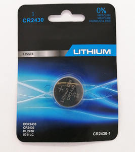 Good Quality Non Rechargeable Battery <b>CR2430</b> 3.0V Lithium Button cells For LED Flash Light Remote Controls - Product Image 2