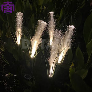 Led Solar Fairy Reed Lights Ip65 Rated Garden <b>Stake</b> Lamp For Outdoor Pathway <b>Ground</b> Lighting Holiday Decorations Rohs Certified - Product Image 2