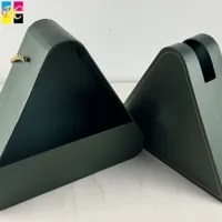 Scatola Regalo Rigida Triangolare Premium Personalizzata dal Fornitore di Fabbrica, Robusta, per Fiere e Negozi di Cosmetici, con Manico in Corda di Cotone